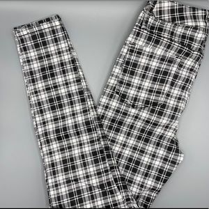 Hot Topic Plaid Jeggings